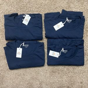 Bundle of 4 Marine Layer Signature Crew Tee